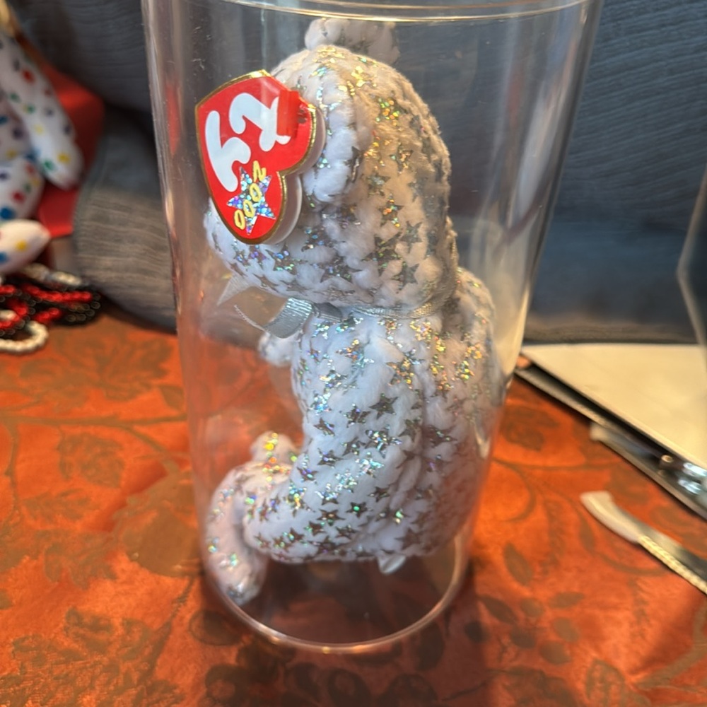 January 1st 2000 Ty Beanie Baby with Star Pattern - Picture 7 of 8